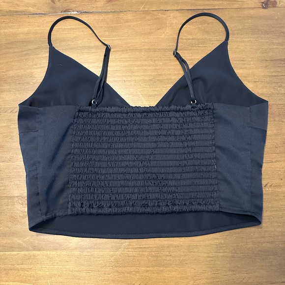 Abercrombie & Fitch Silk Crop Top - Picture 2 of 3